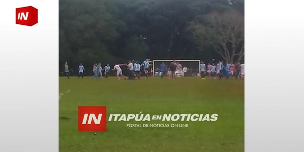 GOLPES DE PUÑO Y PATADAS EN PARTIDO DE LA LIGA EXPERIMENTAL DE SAN JUAN DEL PNÁ.