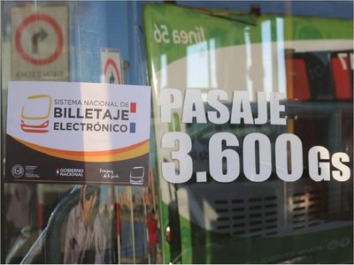 Plan piloto para billetaje electrónico no involucra a pasajeros