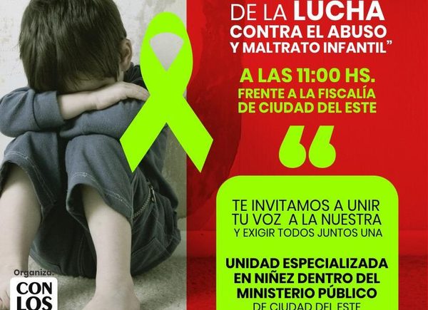 Convocan a manifestarse contra el abuso y la explotación sexual infantil