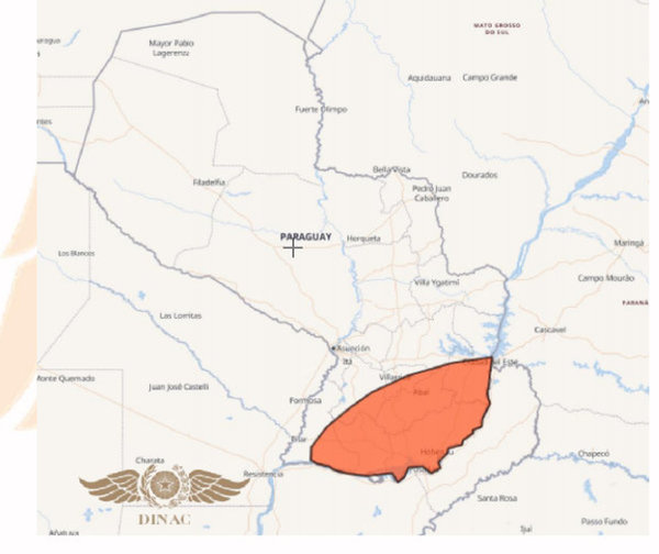 Anuncian tormentas para varios departamentos