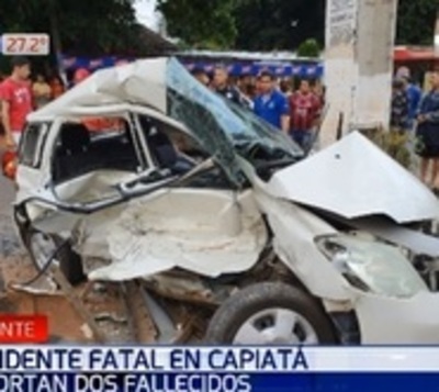 Imprudencia ocasiona fatal accidente de tránsito en Capiatá - Paraguay.com