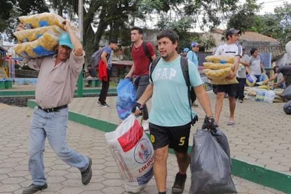 Solidaridad de Ñemby hacia Pilar - Nacionales - ABC Color