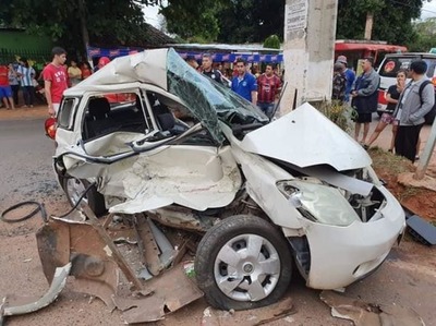 Accidente de tránsito deja dos fallecidos en Capiatá - ADN Paraguayo