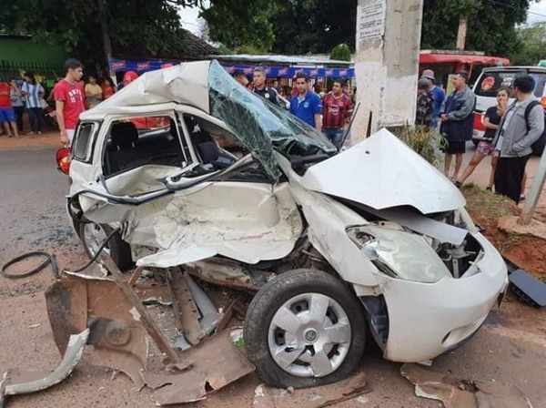 Accidente de tránsito deja dos fallecidos en Capiatá - ADN Paraguayo