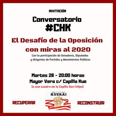 Che Kuerai hará conversatorio sobre municipales 2020 | San Lorenzo Py