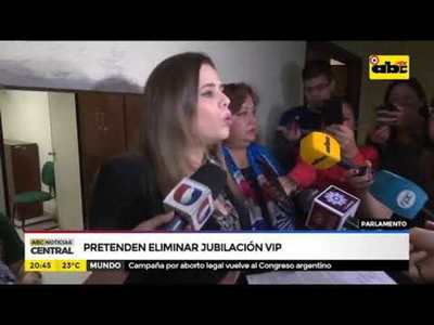 Pretender eliminar jubilación Vip - Tv - ABC Color