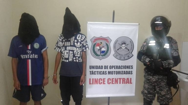 HOY / Grupo Lince detiene a dos hombres en Capiatá
