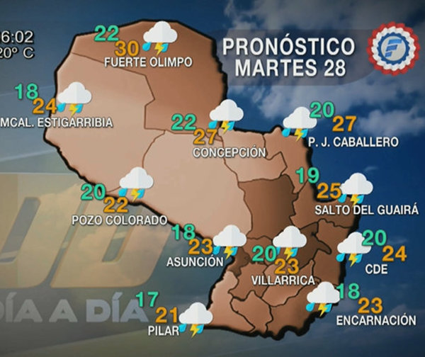 Persisten las lluvias y tormentas en el país.