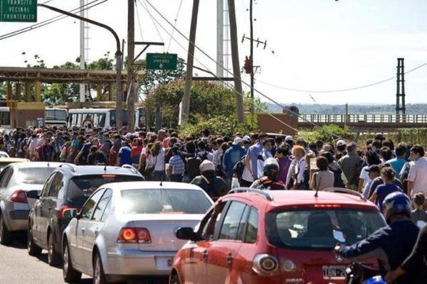 POR PARO EN LA ARGENTINA SOLO FUNCIONARÁ UN CARRIL EN EL PUENTE INTERNACIONAL