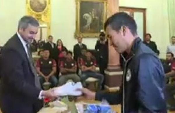 Presidente se reunió con Club Sport Puerto Diana - C9N