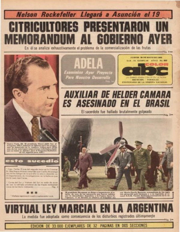 29 de mayo de 1969 - Un Dia Como Hoy - ABC Color