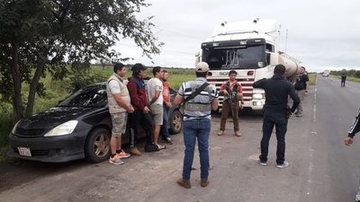 Interceptan camión cisterna cargado con marihuana en el Chaco - ADN Paraguayo