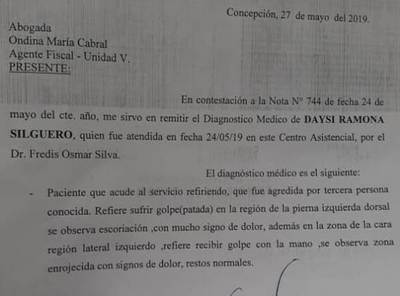 Caso violencia de género: Fiscalía recibió diagnóstico médico | Radio Regional 660 AM