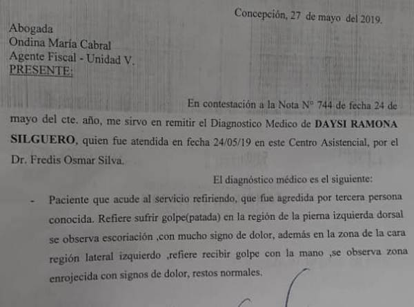 Caso violencia de género: Fiscalía recibió diagnóstico médico | Radio Regional 660 AM