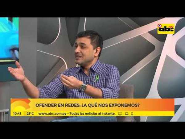 Ofender en redes: ¿a qué nos exponemos? - Tv - ABC Color