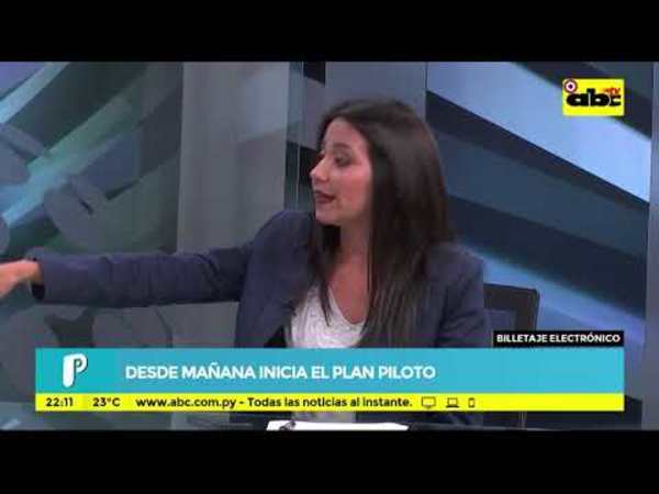 Iniciarán prueba del billetaje electrónico - Tv - ABC Color