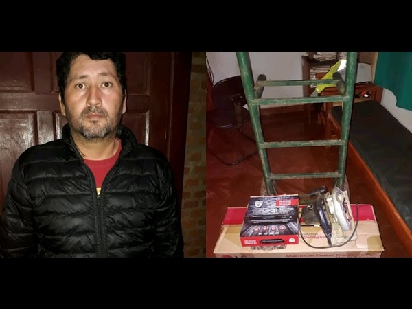 DETUVIERON A UN HOMBRE CON OBJETOS HURTADOS