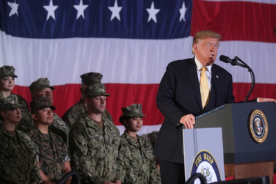 Trump reafirmó la potencia militar de Estados Unidos frente a China - ADN Paraguayo