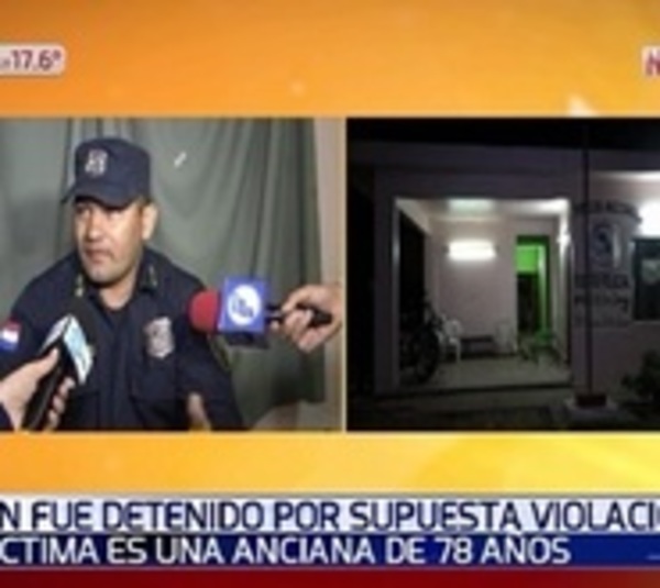 Detienen a joven tras denuncia de abuso a una septuagenaria - Paraguay.com