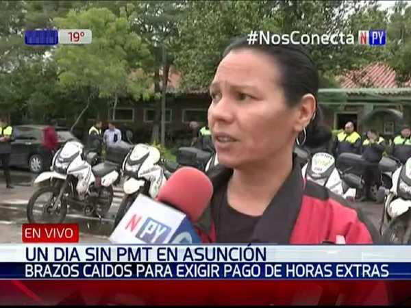 PMT de Asunción: Brazos caídos para exigir pago de horas extras