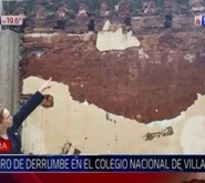 Temen derrumbe en colegio de Villarrica  - Paraguay.com