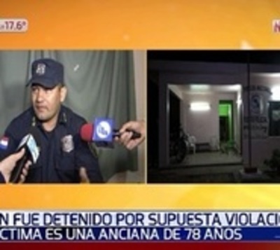 Detienen a joven tras denuncia de abuso a una septuagenaria  - Paraguay.com