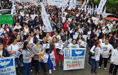 Enfermeros se movilizan a nivel nacional - Nacionales - ABC Color
