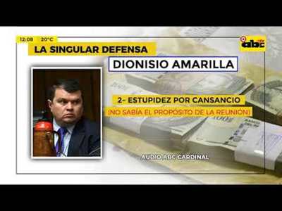 La singular defensa de Dionisio Amarilla - Tv - ABC Color