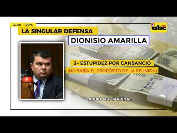 La singular defensa de Dionisio Amarilla - Tv - ABC Color