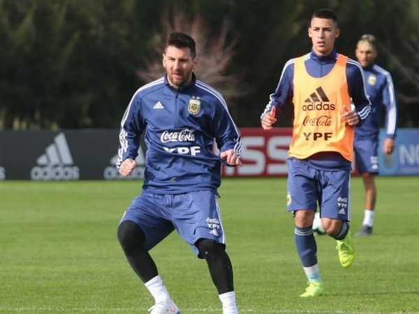Messi se entrena con Argentina por primera vez con miras a la Copa América