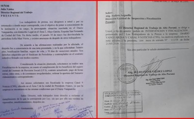 Vanguardia y C9N serán intervenidos por el Ministerio del Trabajo