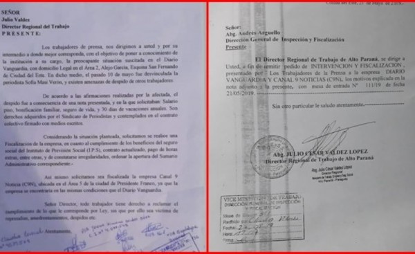 Vanguardia y C9N serán intervenidos por el Ministerio del Trabajo