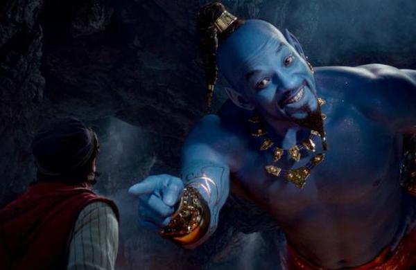 Will Smith se metió tanto en el papel del genio de 'Aladdin' que hizo aparecer camiones con comida en el set - C9N