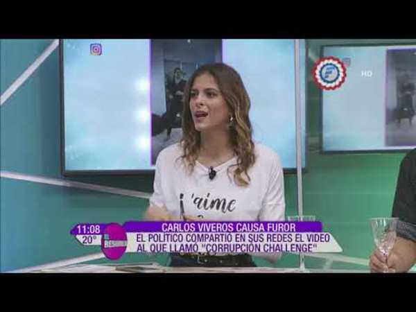 “Corrupción Challenge” de Carlos Viveros en la redes sociales.