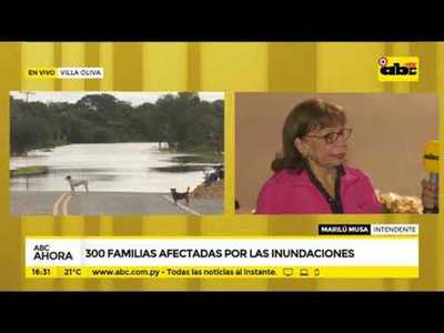 Villa Oliva: 300 familias afectadas por inundaciones - Tv - ABC Color