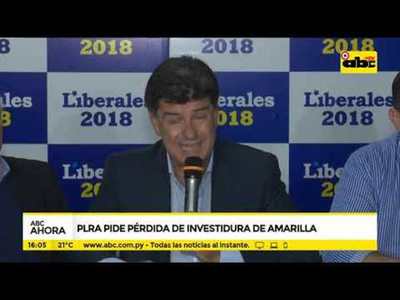 PLRA pide pérdida de investidura para Amarilla - Tv - ABC Color