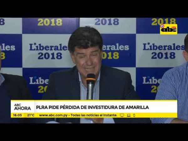 PLRA pide pérdida de investidura para Amarilla - Tv - ABC Color