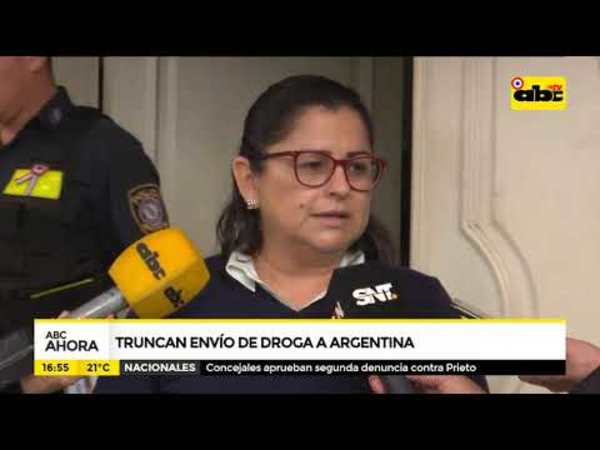 Truncan envío de droga a Argentina - Tv - ABC Color