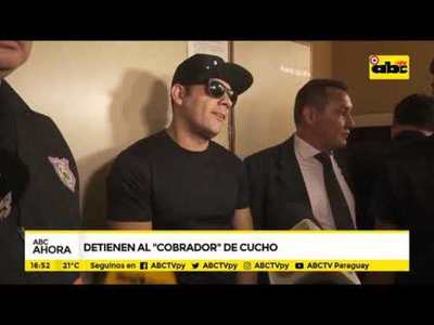 Detienen al cobrador de Cucho - Tv - ABC Color