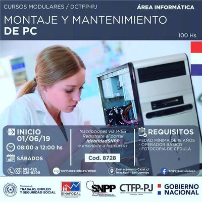 SNPP cursos de junio 2019 | San Lorenzo Py