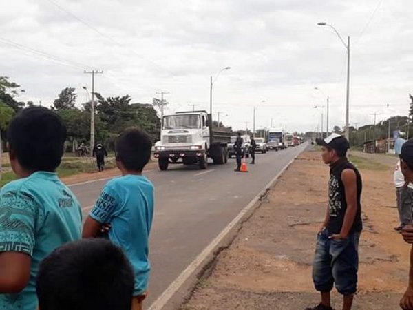 Presidente Hayes: Cierran la ruta Transchaco en reclamo de asistencia estatal