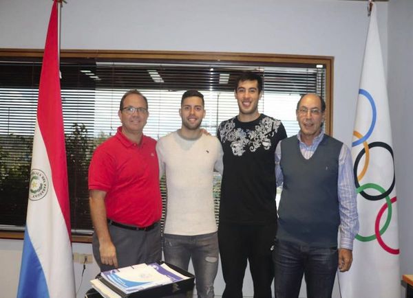 Mesatenistas visitaron al presidente del COP