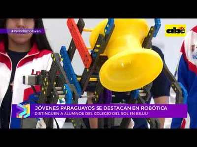 Jóvenes paraguayos se destacan en robótica - Tv - ABC Color