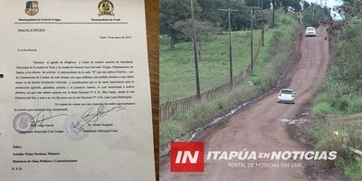 CONCRETAN ASFALTO DE CALLE H DESDE FRAM A GRAL. ARTIGAS.
