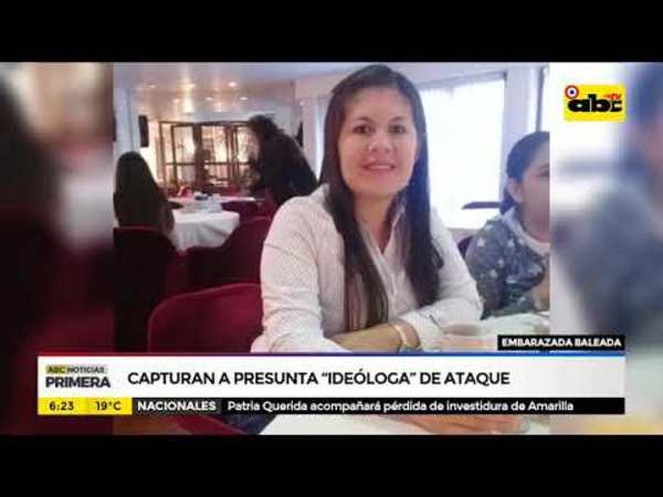 Capturan a presunta ideóloga de ataque - Tv - ABC Color