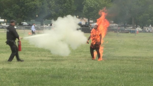Muere hombre que se inmoló cerca de la Casa Blanca - Internacionales - ABC Color