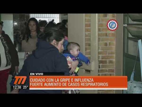 Cuidado con la gripe e influenza, aumentan los casos
