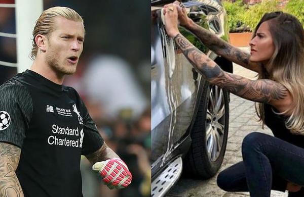 Hinchas del Besiktas rayan el auto de la novia de Loris Karius por su mal rendimiento - C9N