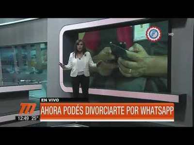 Ahora ya podés divorciarte por Whatsapp
