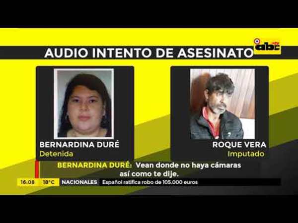 Los audios que incriminan a Bernardina - Tv - ABC Color